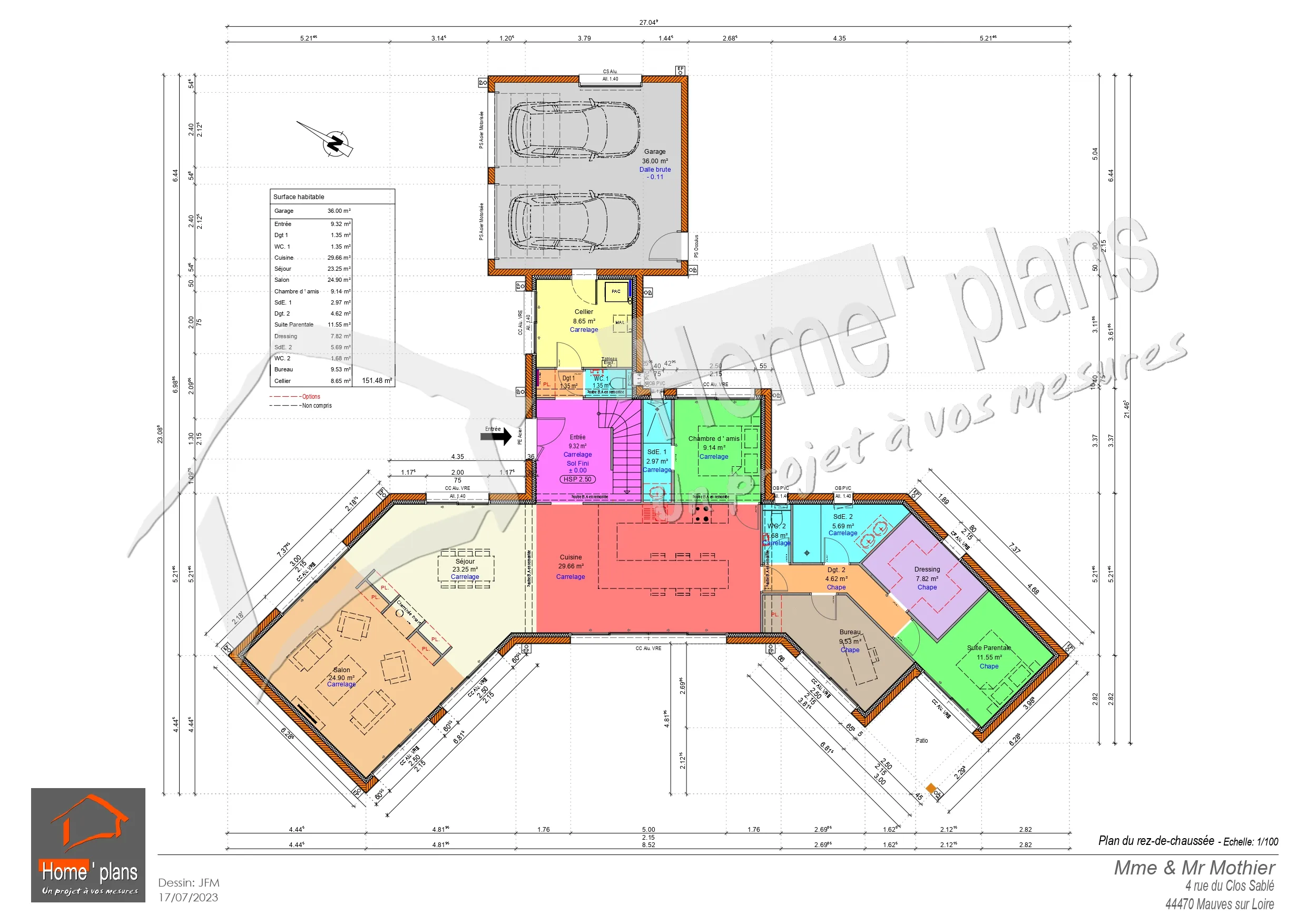 Image Plan du rez-de-chaussée